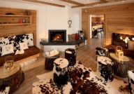 Innenaufnahme Kaminzimmer