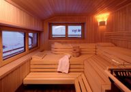 Innenaufnahme der Sauna